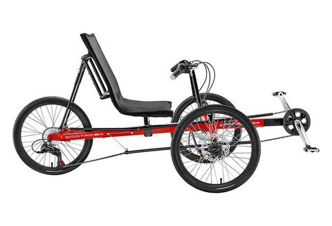 Recumbent Trike - EcoTad, Red (SunSeeker)